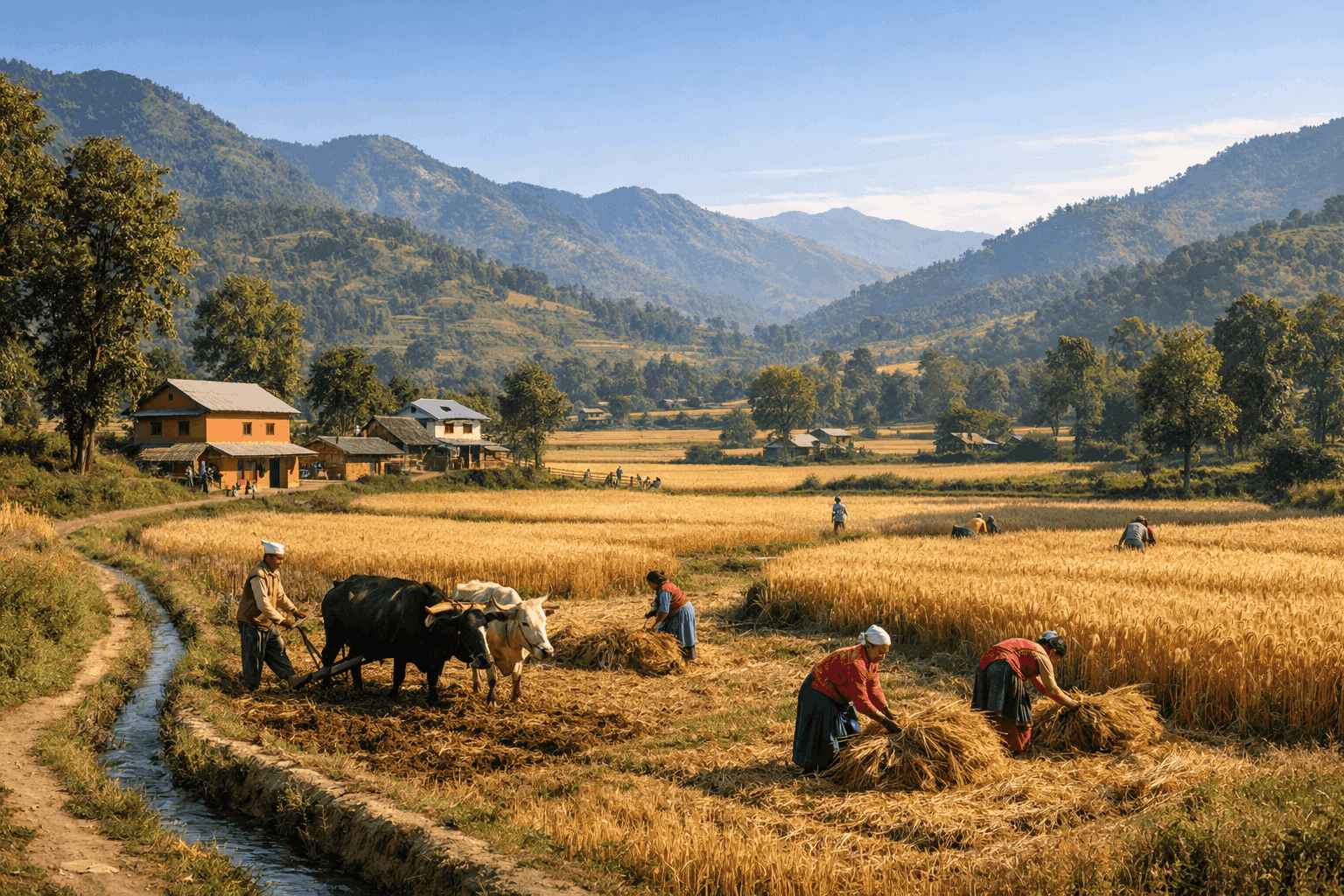 Sunset at Dang Valley